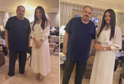 شاهد.. أحدث ظهور للفنانة إلهام علي بجانب الأمير عبدالرحمن بن مساعد • صحيفة المرصد