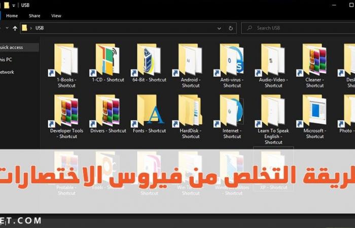فيروس الاختصارات وطرق التخلص منه للأبد