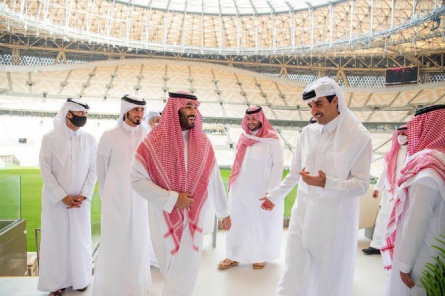 محمد بن سلمان وصل قطر الأحد