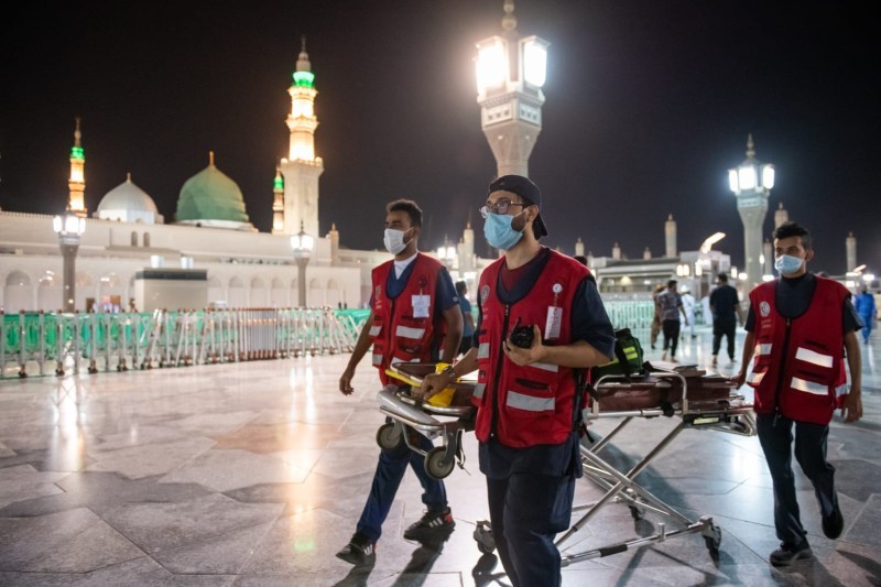 ولادة ناجحة في ساحات المسجد النبوي - أخبار السعودية