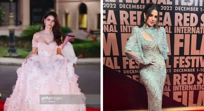 أحدث إطلالات الفنانات والفنانين في مهرجان البحر الأحمر السينمائي بجدة • صحيفة المرصد