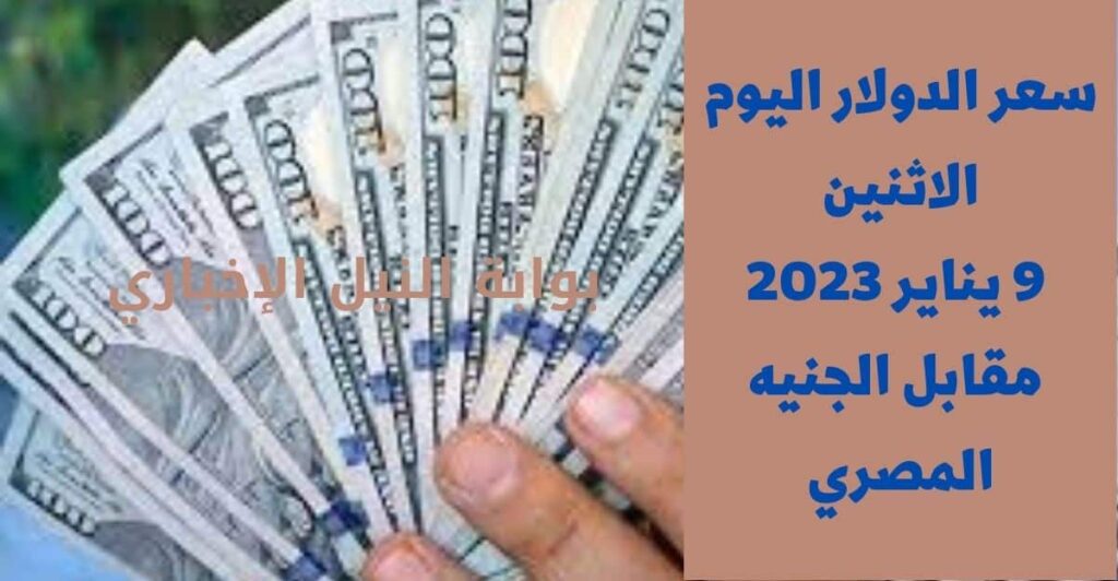 سعر الدولار اليوم الاثنين 9 يناير 2023 مقابل الجنيه المصري وحقيقة التوقعات بشأن ارتفاعه لـ 30 جنيه
