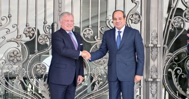 الرئيس السيسى وعاهل الأردن يعقدان جلسة مباحثات بمدينة العلمين.. صور
