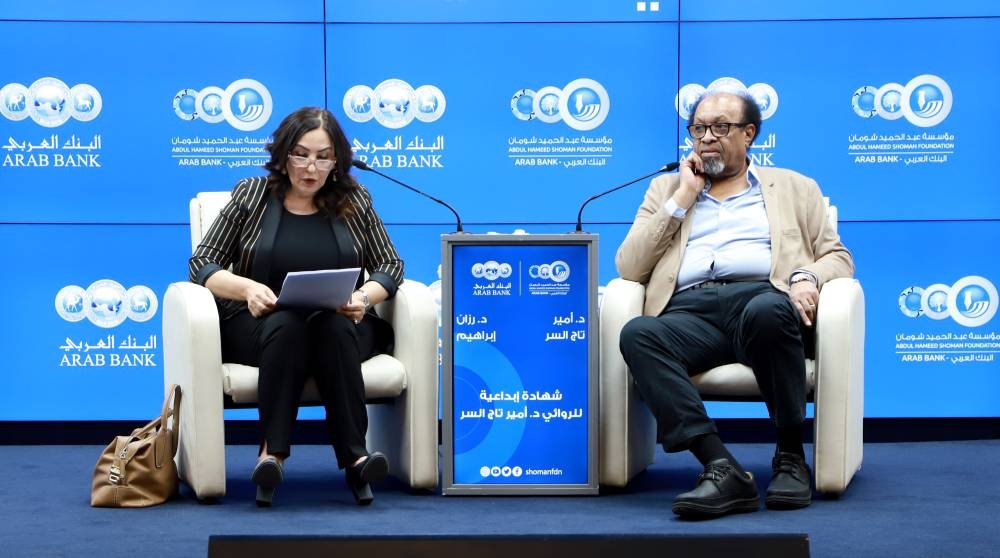 الروائي السوداني أمين تاج السر يتحدث عن تجربته الروائية في شومان
