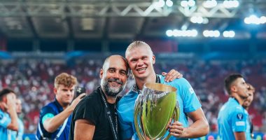 جوارديولا أول مدرب فى التاريخ يفوز بلقب السوبر الأوروبي مع 3 أندية مختلفة