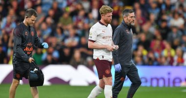 جوارديولا: إصابة دى بروين خطيرة ويغيب لعدة أشهر