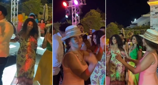 شاهد: زينة وآيتن عامر وأسماء إبراهيم يشعلنّ السوشيال ميديا بوصلة رقص جريئة