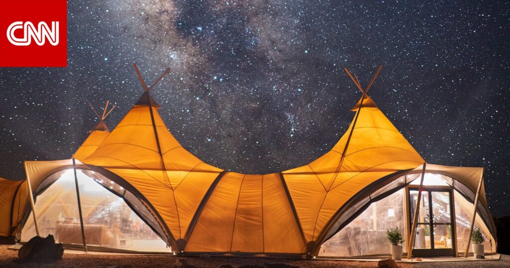 لعشاق مشاهدة النجوم.. هذه الخيمة الفاخرة حاصلة على اعتمادٍ خاص